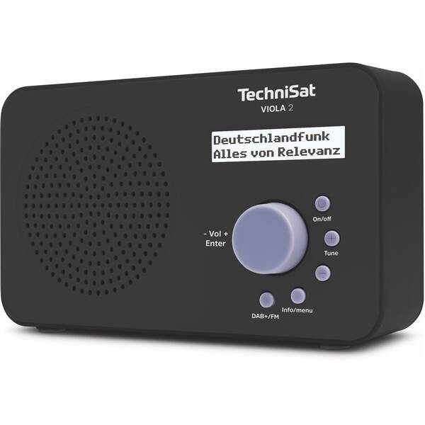 Radiopřijímač s DAB+ TechniSat VIOLA 2 černý

