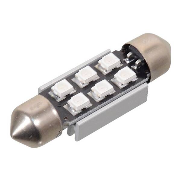 Autožárovka Compass 33816 6 SMD LED 12V suf. SV8.5 CAN-BUS 


