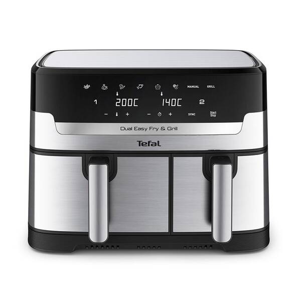 Fritéza horkovzdušná Tefal EY905D10 Dual Easy Fry & Grill 5,2 l + 3,1 l 

