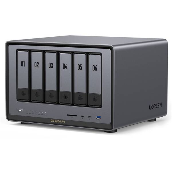 Datové úložiště (NAS) UGREEN NASync DXP6800 Pro šedé

