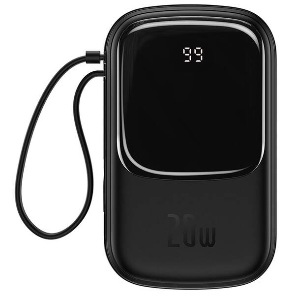 Powerbanka Baseus 20000mAh 20W Lightning kabel černá

