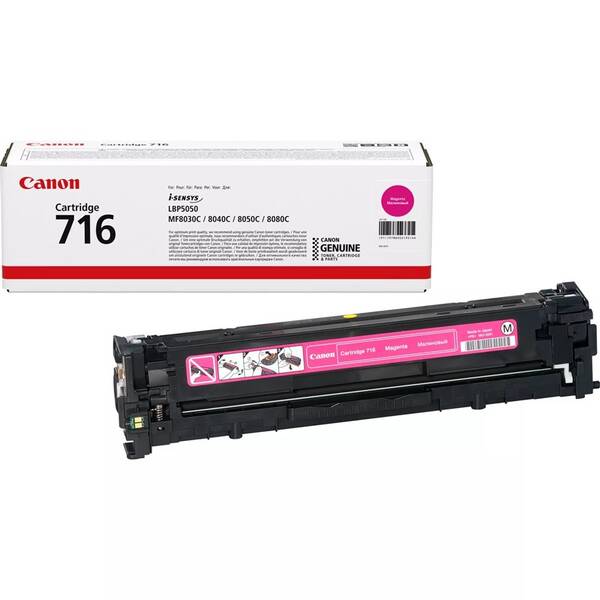 Toner Canon CRG-716M, 1500 stran purpurový

