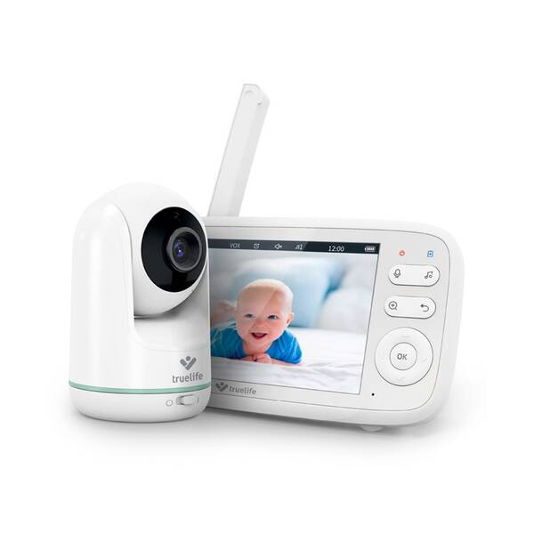 Dětská elektronická chůva TrueLife NannyCam R5 bílá/zelená

