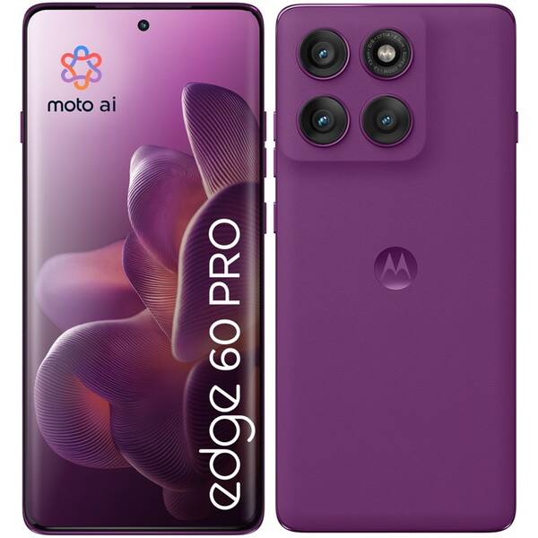 Mobilní telefon Motorola Edge 60 Pro 5G 12 GB / 512 GB fialový

