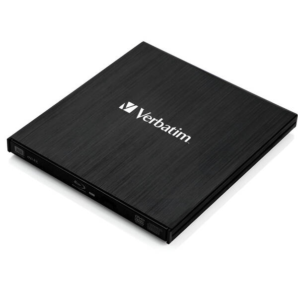 Externí Blu-ray vypalovačka Verbatim Slimline USB 3.2 černá

