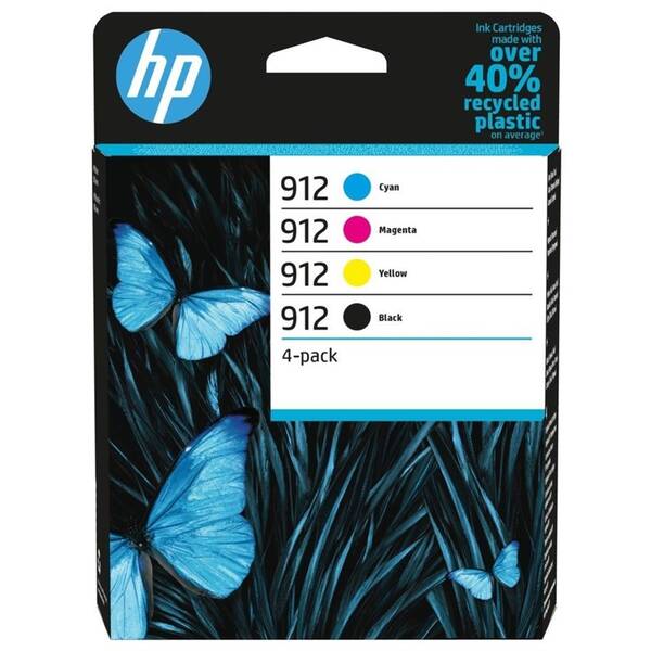 Inkoustová náplň HP 912, 300/3x315 stran vícebarevná

