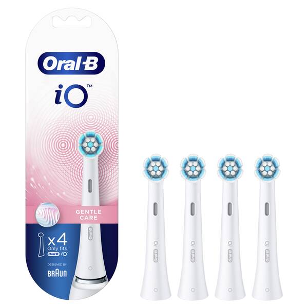 Náhradní kartáček Oral-B iO Gentle Care White (4 ks) 

