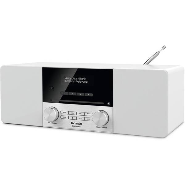 Radiopřijímač DAB+/CD TechniSat DIGITRADIO 3 bílý

