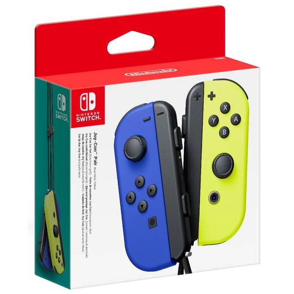 Bezdrátový ovladač Nintendo Joy-Con Pair Blue/Neon Yellow 

