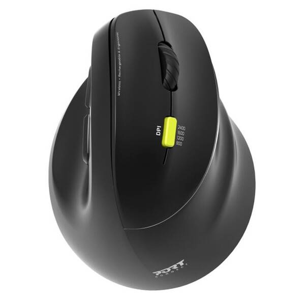 Myš PORT CONNECT Ergo Shape černá

