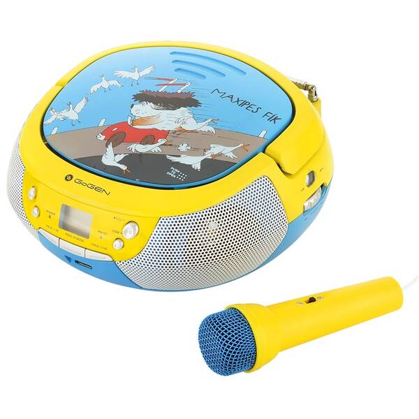 Radiopřijímač s CD GoGEN MAXIPREHRAVAC B modrý/žlutý

