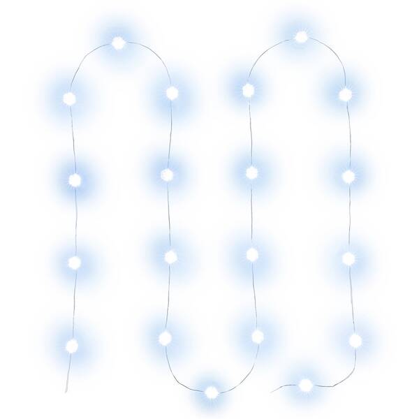 Vánoční osvětlení RETLUX RXL 273, nano řetěz s vločkami, 20 LED, 2 m, studená bílá 

