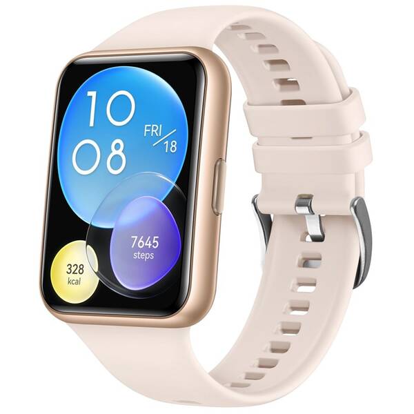 Řemínek FIXED Silicone Strap na Huawei Watch FIT2 růžový


