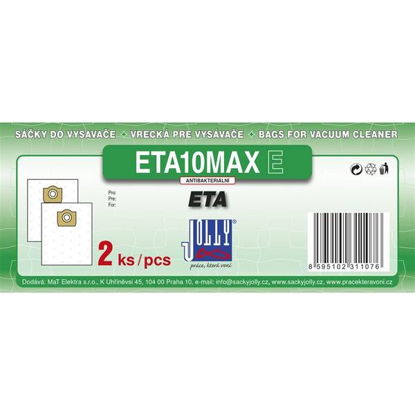 Sáčky do vysavače Jolly MAX ETA 10 E (2 ks) 


