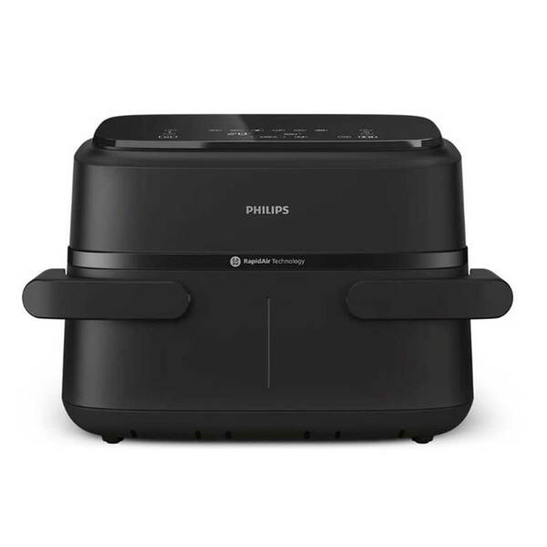 Fritéza horkovzdušná Philips Airfryer 1000 Series Dual basket 7,1 l, NA150/00 černá barva
