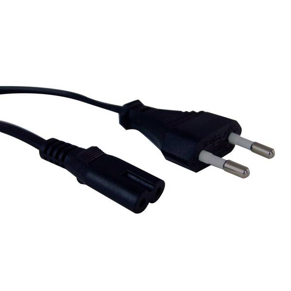 Kabel GoGEN napájecí, 230V, dvou pólový, 1,8m černý

