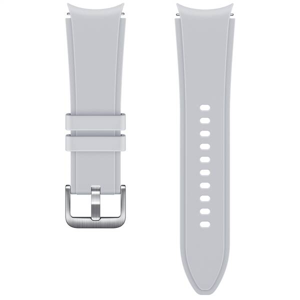 Řemínek Samsung Sportovní s rýhováním 20mm (velikost S/M) stříbrný

