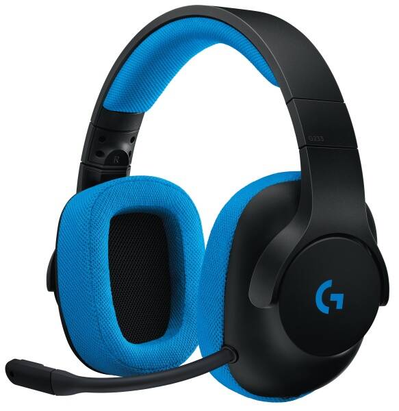 Headset Logitech G233 Prodigy černý/modrý

