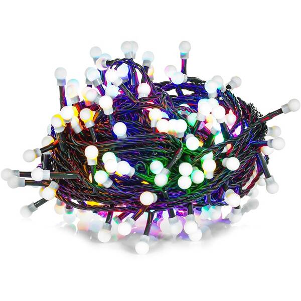 Vánoční osvětlení RETLUX RXL 221, řetěz kuličky, 100 LED, 10 m, multicolor 

