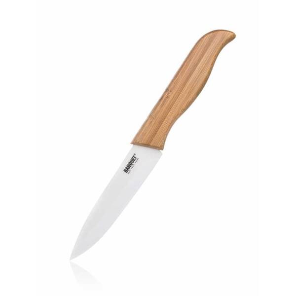 Nůž BANQUET ACURA BAMBOO 20 cm bílý/bambusový

