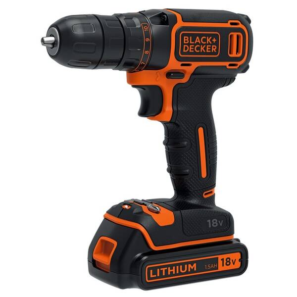 Vrtací šroubovák Black-Decker BDCDC18-QW (s baterií) 

