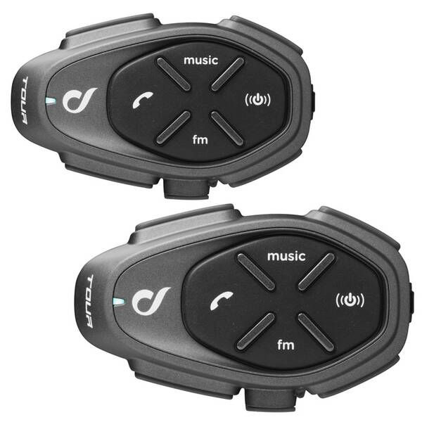 Handsfree Interphone TOUR pro uzavřené a otevřené přilby Twin Pack 

