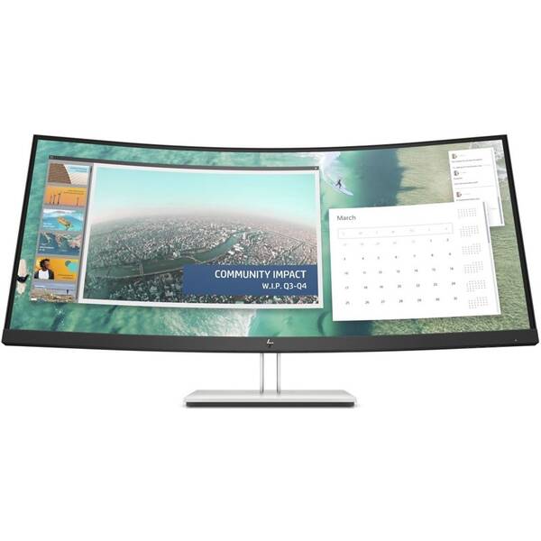 Monitor HP E344c Curved černý/stříbrný


