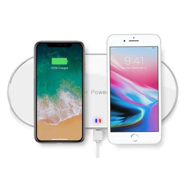 Bezdrátová nabíječka WG Fast Wireless Charger bílá


