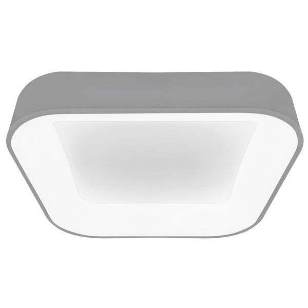 Stropní svítidlo Solight čtvercové Treviso, 48W, 2880lm, stmívatelné, dálkové ovládání šedé

