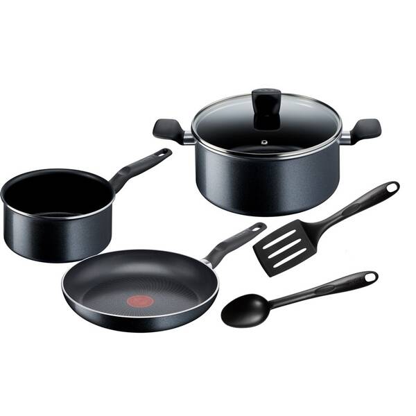 Sada nádobí Tefal C2678074 Starter, 6 ks černá

