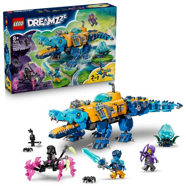 Stavebnice LEGO® DREAMZzz™ 71512 Krokodýlí ponorka 

