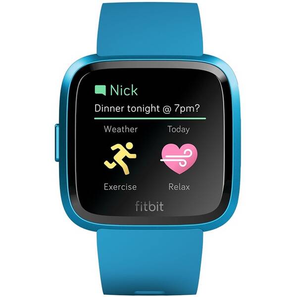 Chytré hodinky Fitbit Versa Lite - Marina Blue Band / Marina Blue Case 

