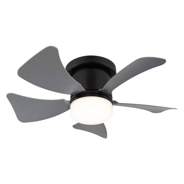 Stropní svítidlo GLOBO HINES 03609A, s ventilátorem černé

