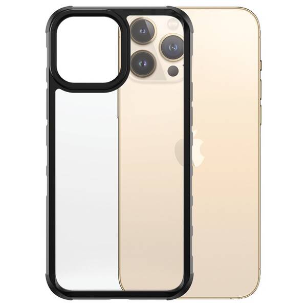 Kryt na mobil PanzerGlass SilverBulletCase na Apple iPhone 13 Pro Max černý/průhledný

