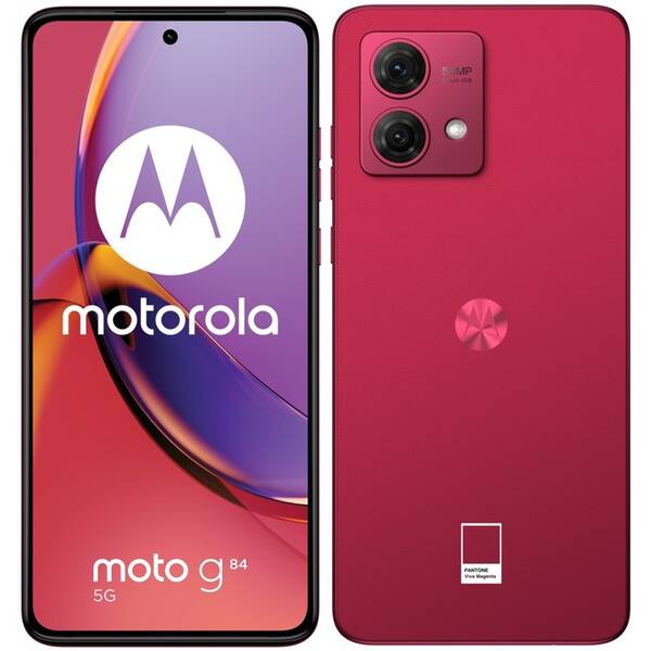 Mobilní telefon Motorola Moto G84 5G 8 GB /  256 GB - Viva Magenta (Vegan Leather) 

