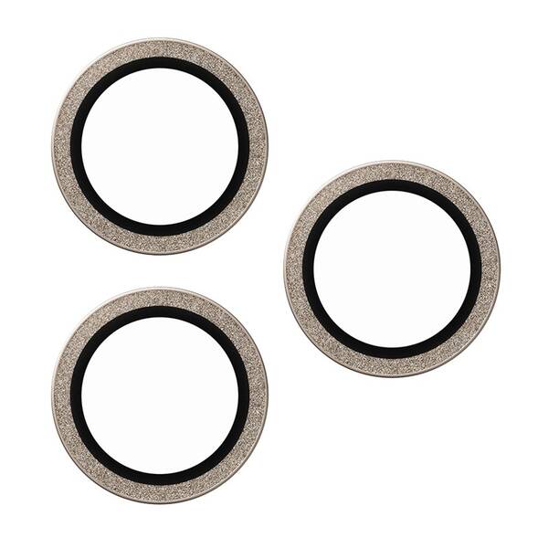 Tvrzené sklo PanzerGlass Hoops na Apple iPhone 18 Pro/Pro Max třpytivě zlaté černé

