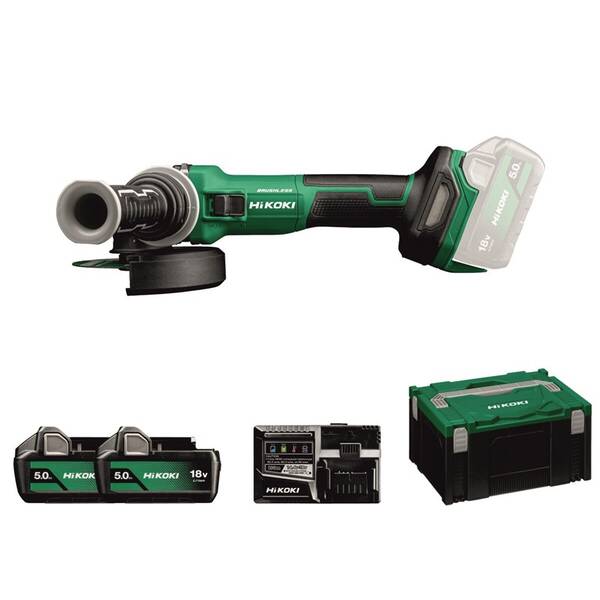 Úhlová bruska akumulátorová HIKOKI (HITACHI) G1813DEWQZ (s baterií) 

