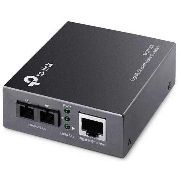 Média konvertor TP-Link MC210CS černý


