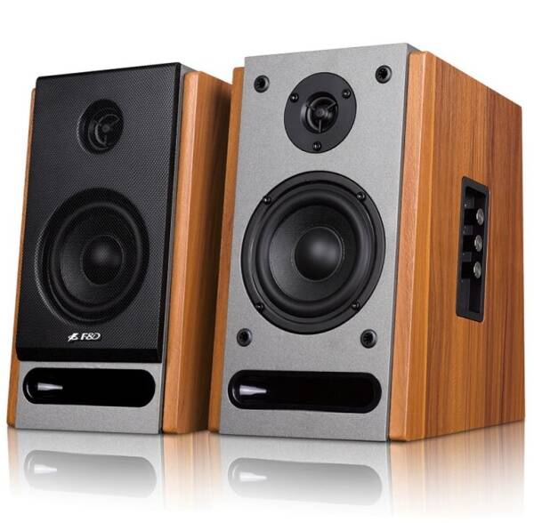 Reproduktory Fenda F&D R25BT 2.0, bluetooth, NFC dřevo

