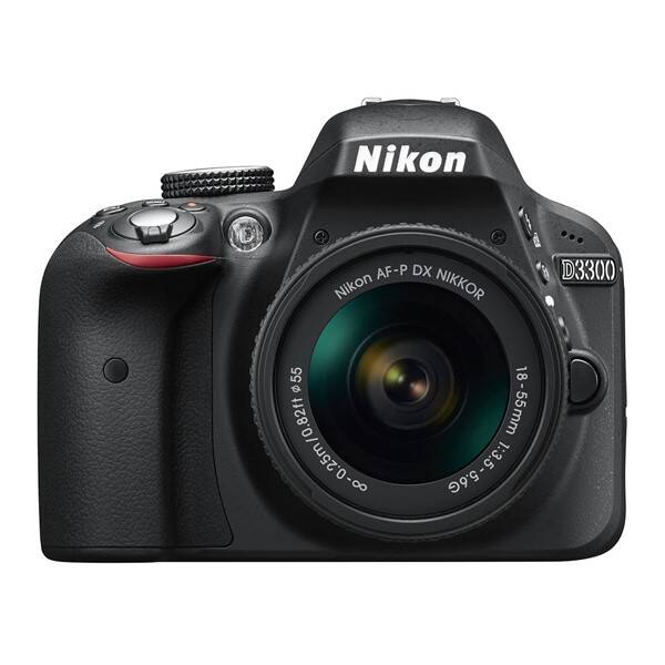Digitální fotoaparát Nikon D3300 + 18-55 AF-P DX černý

