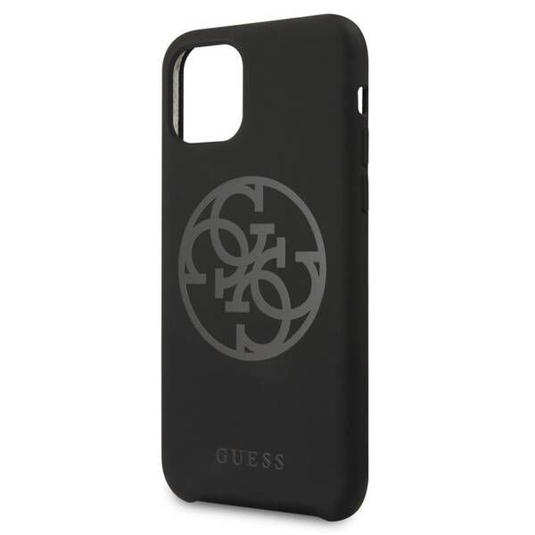 Kryt na mobil Guess 4G Tone on Tone na Apple iPhone 11 černý

