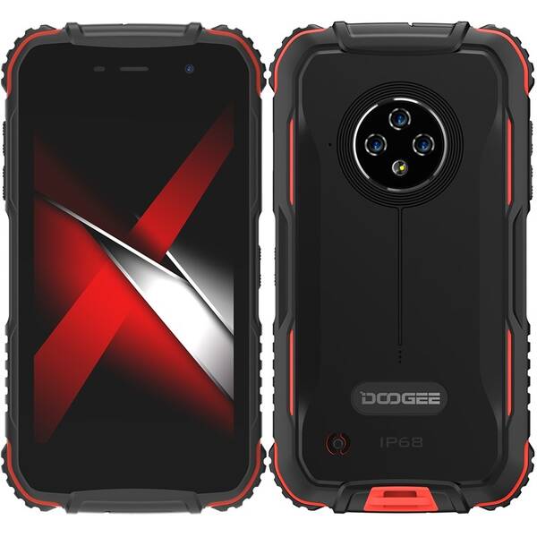 Mobilní telefon Doogee S35 2GB/16GB černý/červený

