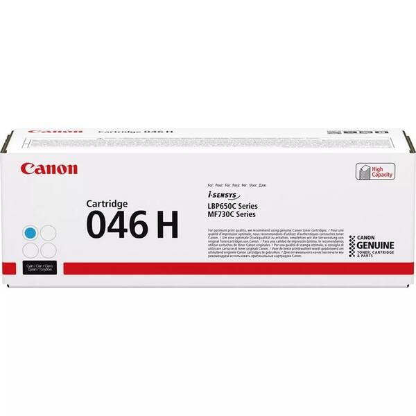 Toner Canon CRG 046 H C, 5000 stran azurový

