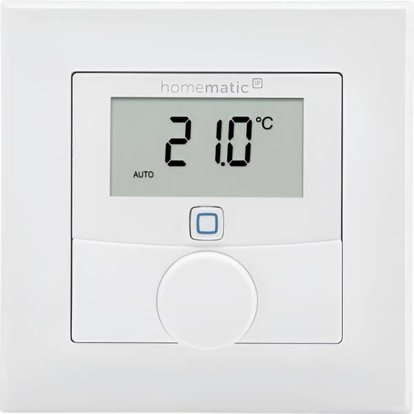 Termostat Homematic IP se senzorem vlhkosti, nástěnný 

