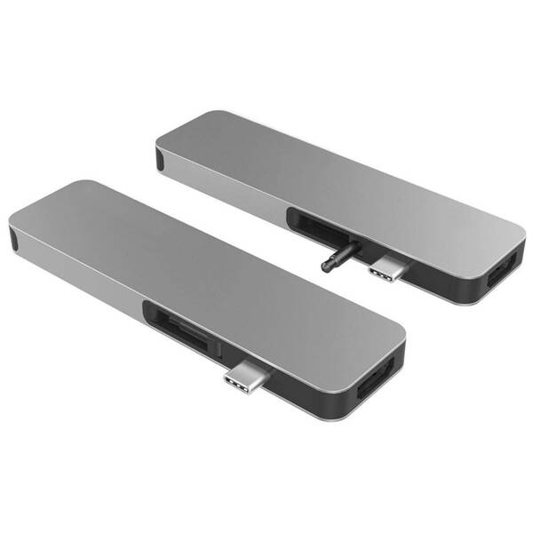 USB Hub HyperDrive SOLO USB-C Hub pro MacBook a ostatní USB-C zařízení šedý

