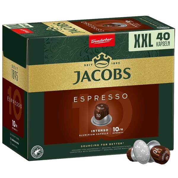 Kapsle pro espressa Jacobs Espresso Intenso (40 ks) 


