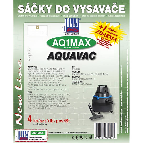 Sáčky do vysavače Jolly MAX AQ 1 (4 ks) 

