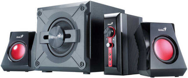 Reproduktory Genius SW-G 2.1 1250 černé/červené

