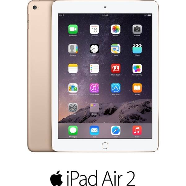Dotykový tablet Apple Air 2 Wi-Fi 16 GB zlatý

