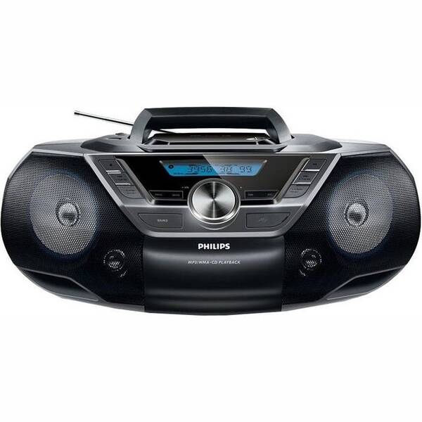 Radiopřijímač s CD Philips AZ780 černý

